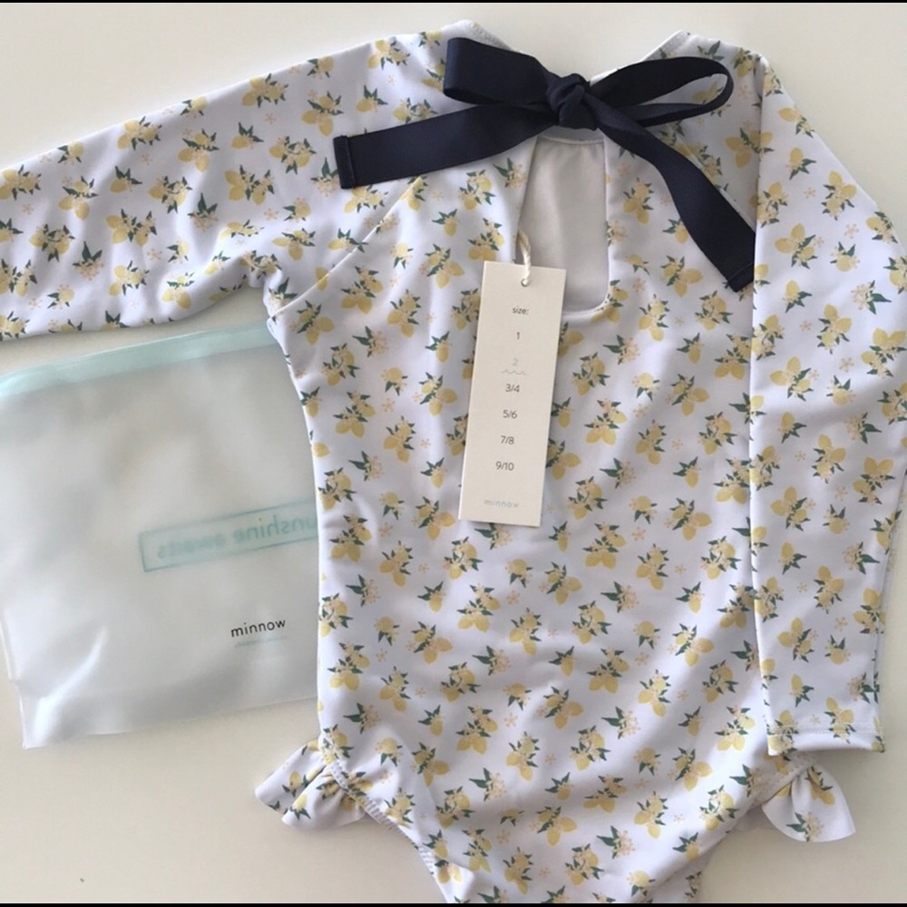 Brand new Minnow swim rash guard toddler 2t